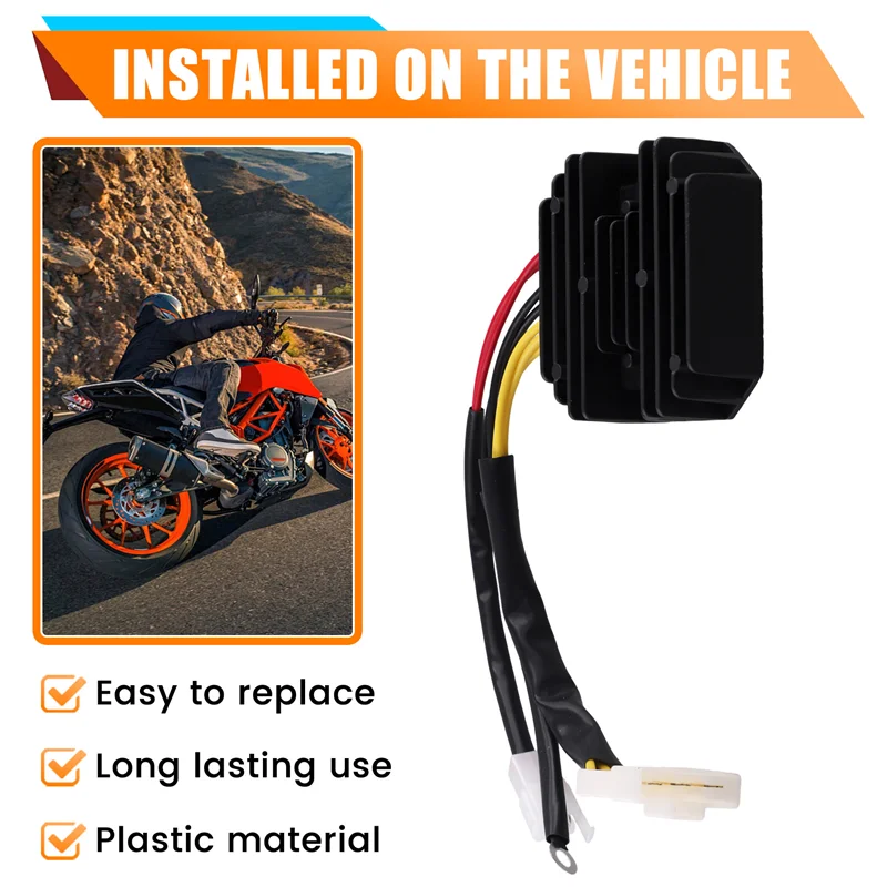 93011034000 Motorcycle Rectifier Voltage Regulator For Duke 125 200 250 390 401
