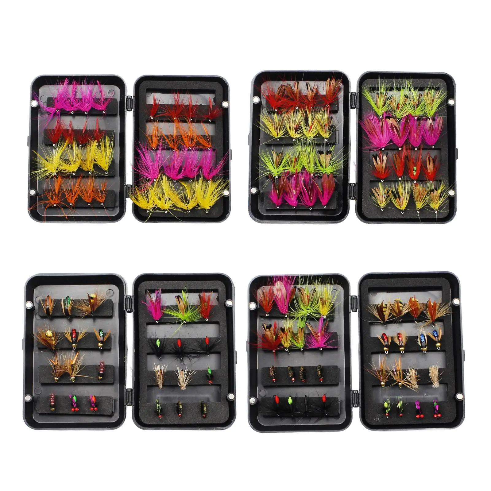 

Fly Fishing Flies Artificial Baits Fly Fishing Lures for Bass Panfish Salmon