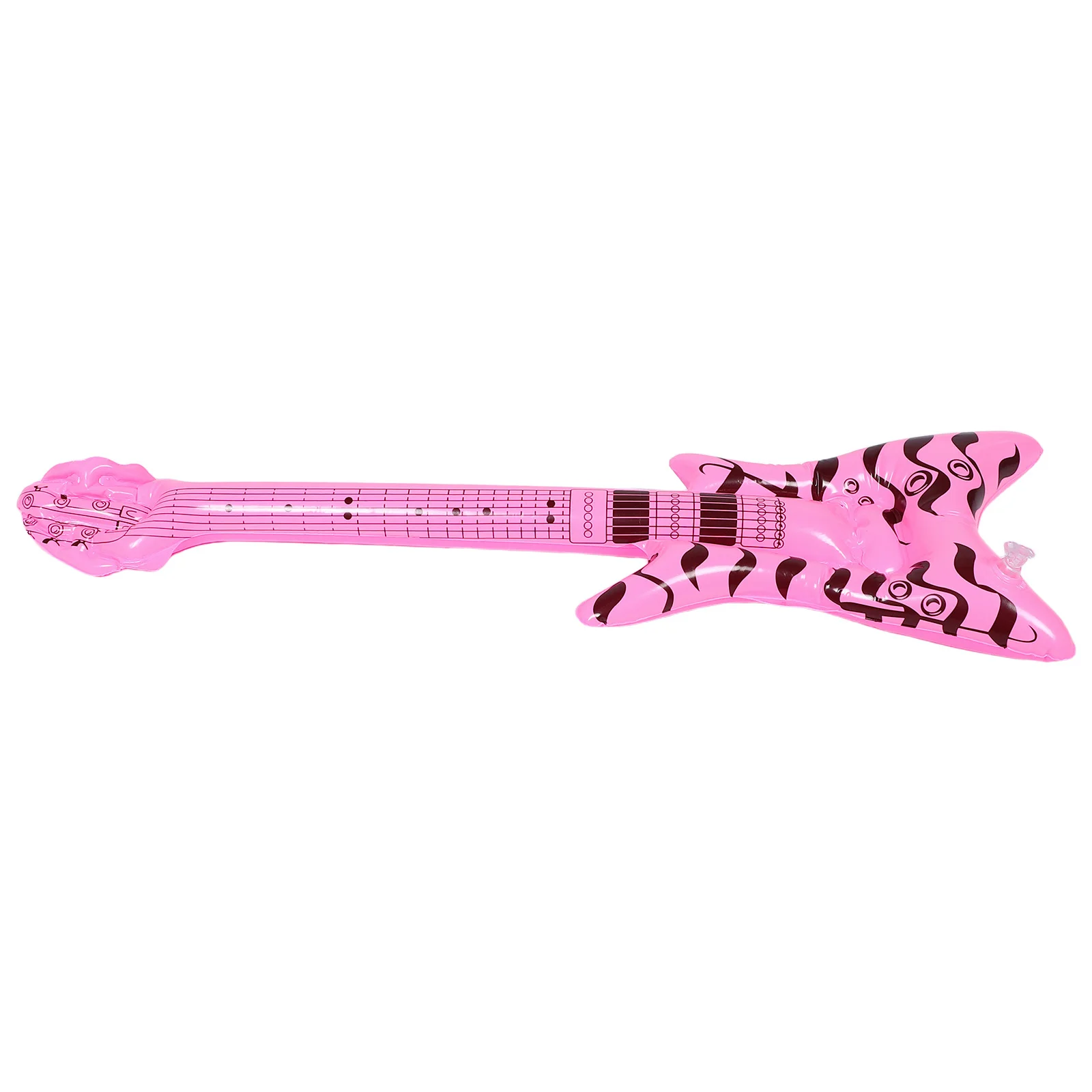 

1pcs Inflatable Rock Instrument Guitar Blow Up Bass For 80S 90S Party Decorations Concert Birthday Kids Photo Props Music Themed