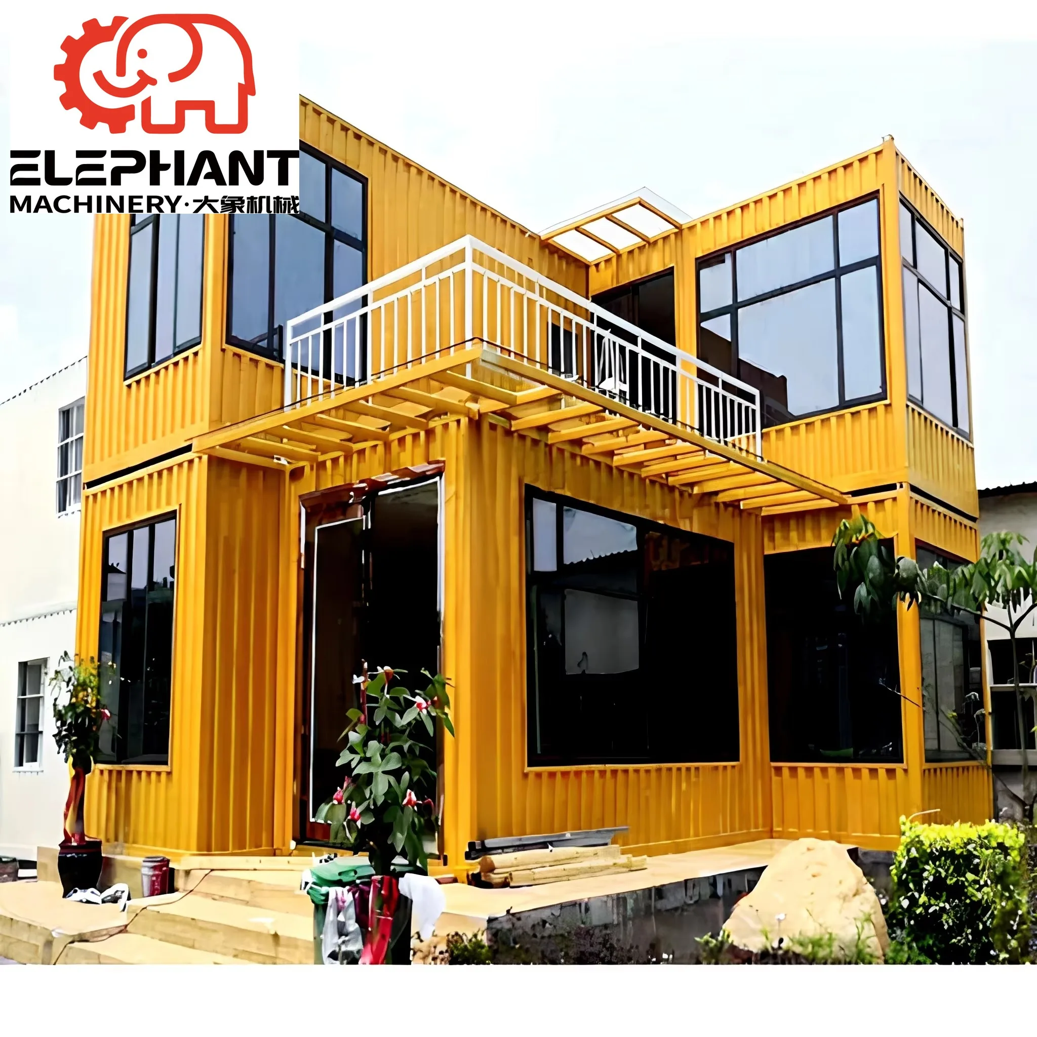 Factory Design Creative Modular Container Sunshine House for Living Room Renovation Integrated Residential Homestay Concept Easy