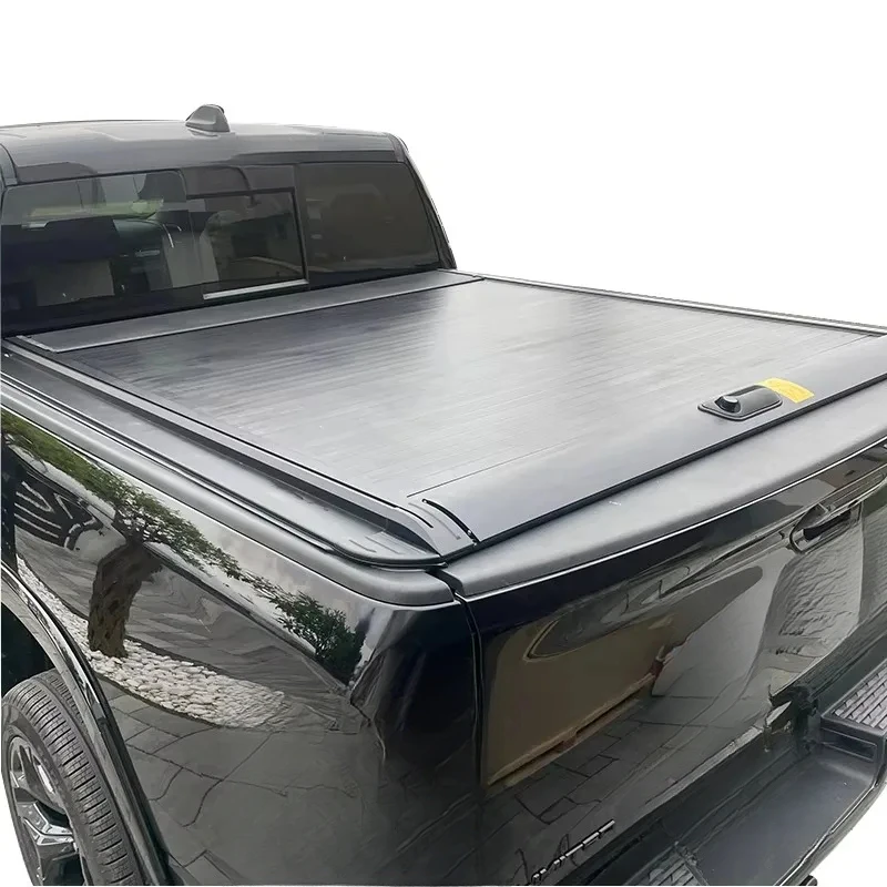 

Roller Shutter Lid Tonneau Cover Compatible with Various Types Pickup truck bed tonneau cover