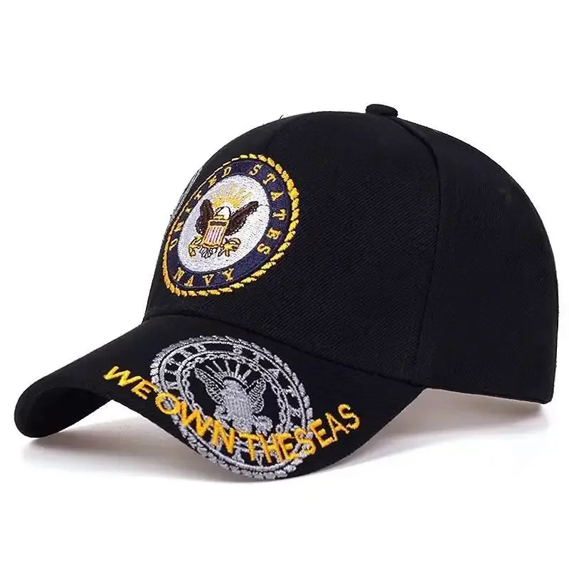 Gorra de béisbol Vintage para hombre y mujer, gorro de algodón con estampado de letras, Snapback, estilo del Ejército de los Estados Unidos, novedad