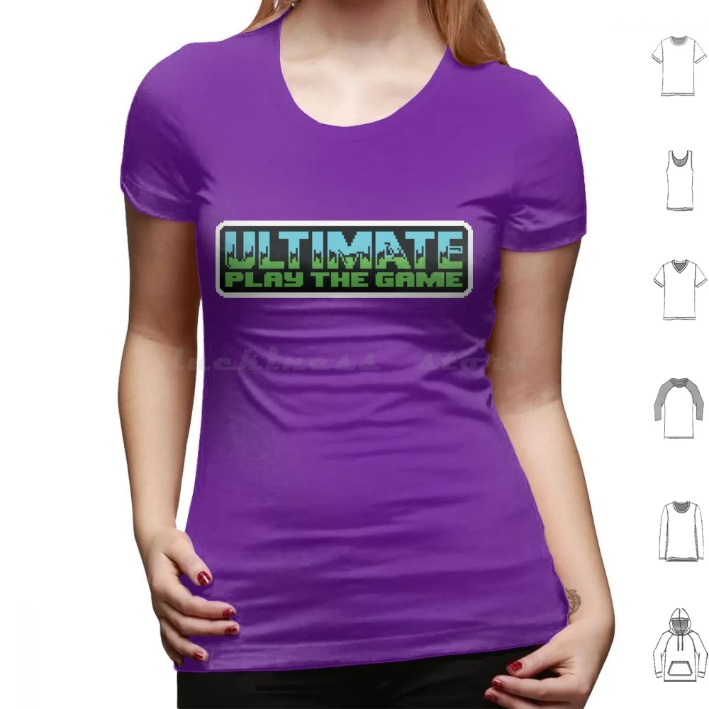 Ultimate-Play The Game T Shirt Big Size 100% Cotton 80s Retro