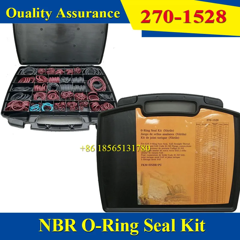 For Caterpillar O-Ring Kit 270-1528  2701528  Excavator NBR Rings Rubber Seal Kits Assortment Kits