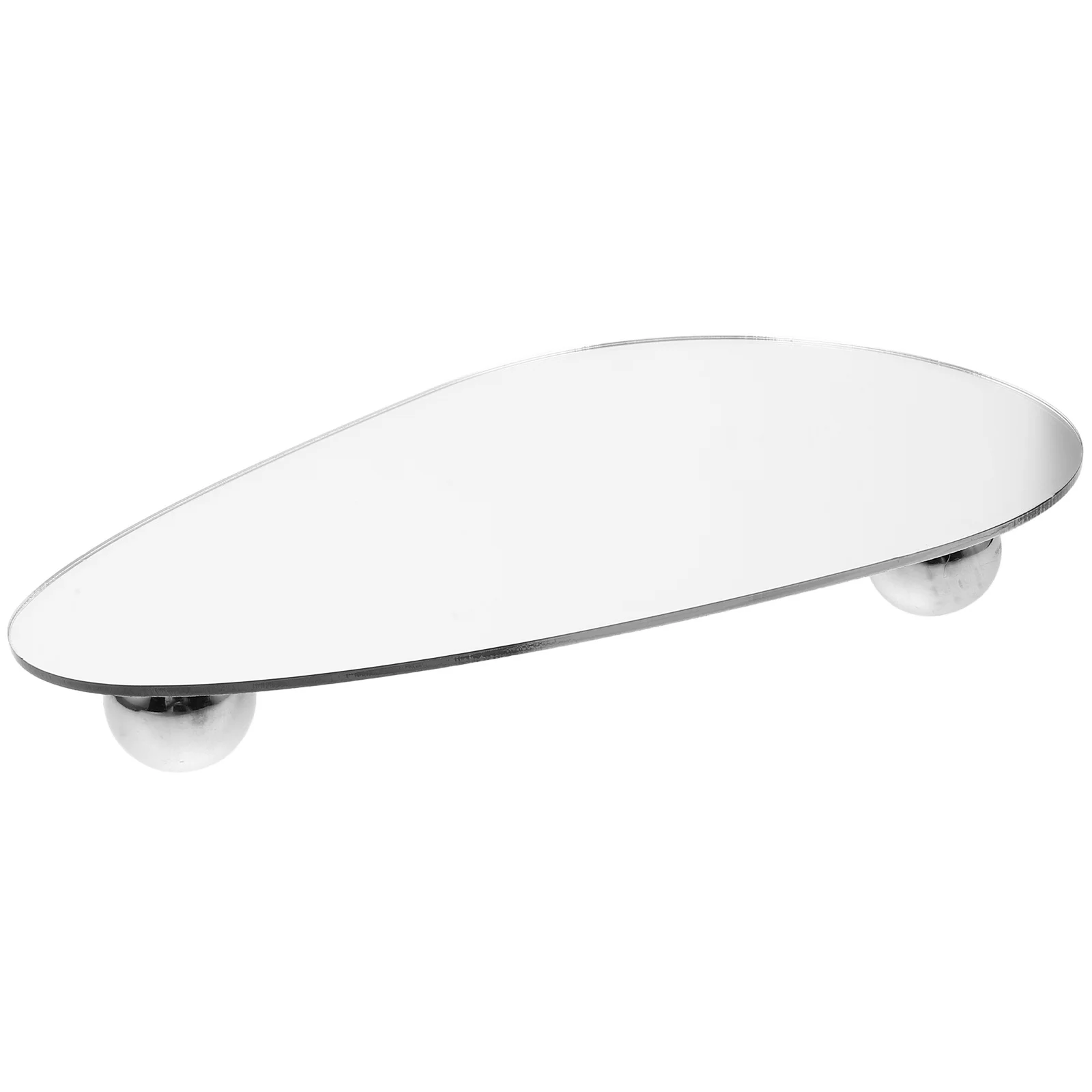 

Irregular Mirror Acrylic Jewelry Tray Durable Reflective Display Sheet Photo Props Photography Background Photoshoot Accessories