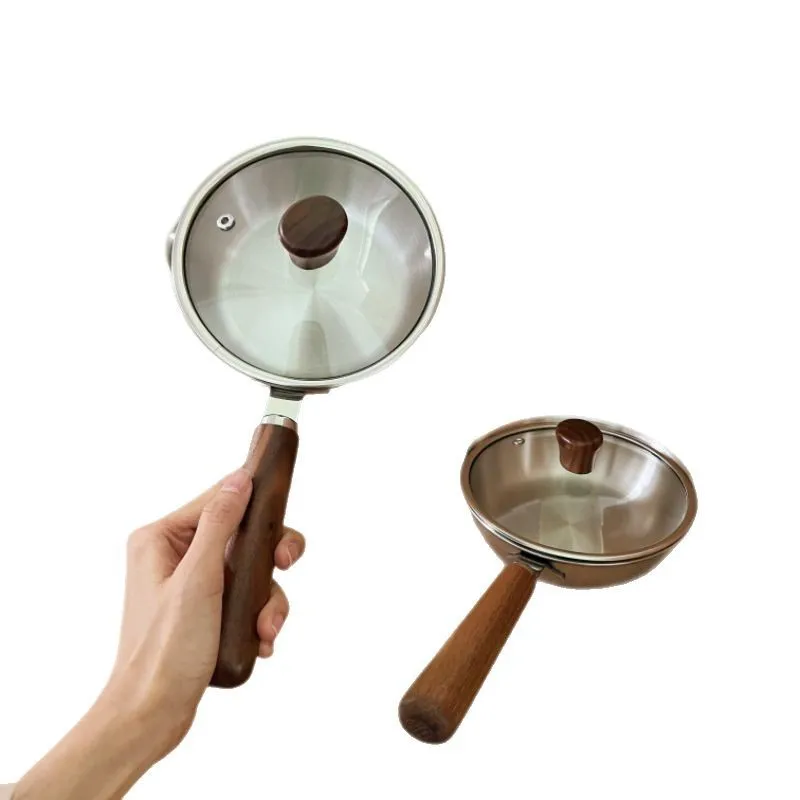 

Uncoated 316 stainless steel, small frying pan for breakfast fried eggs, mini non-stick pan, special pan for fried poached eggs