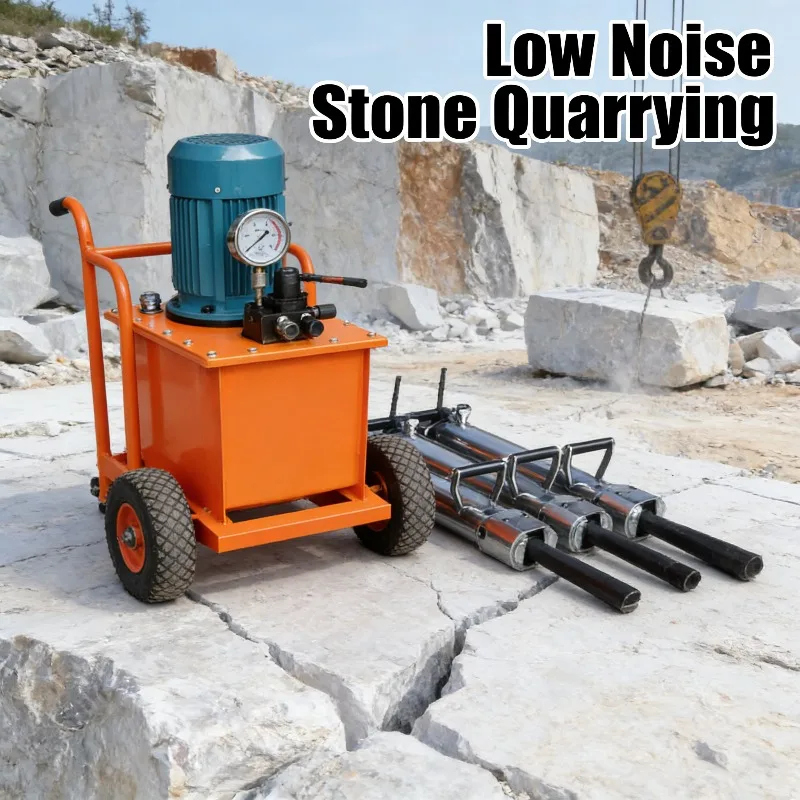

Silent Hydraulic Stone Splitter For Urban Construction Rock Demolition High Power Piston Splitter Machine Reliable Tool