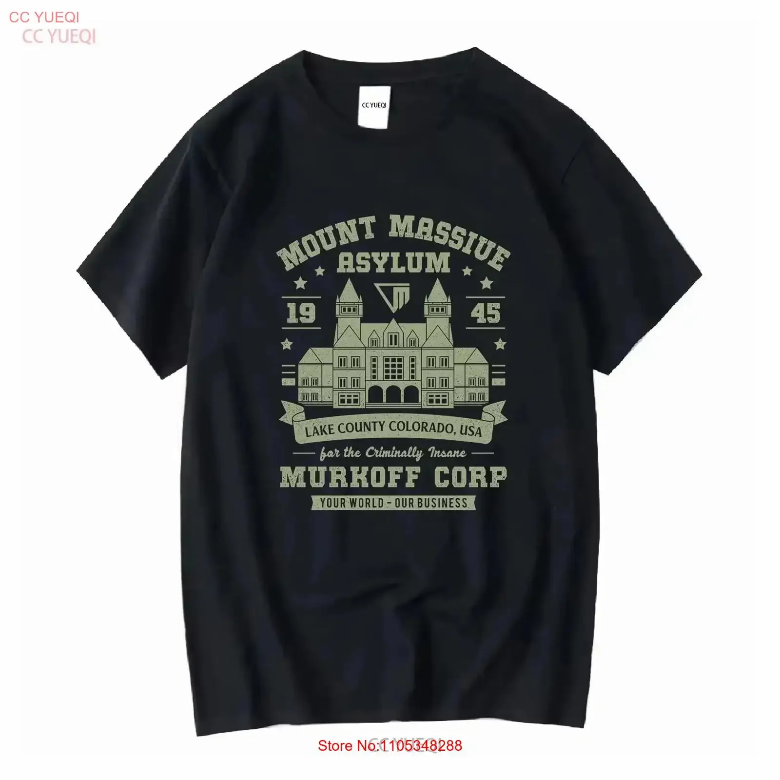 Mount Massive Asylum Vintage T Shirt Outlast Video game Gaming Gamer The Trials Murkoff Corporation vintage Washed Stylish
