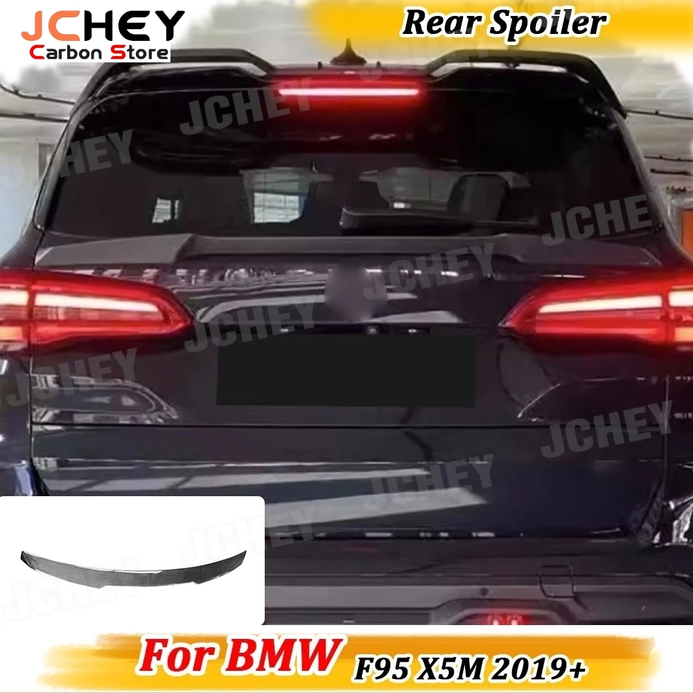 

JCHEY Carbon Fiber Rear Trunk Lip Spoiler for BMW F95 X5M 2019-2022 FRP Rear Spoiler Rear Wing Spoiler Body Kits Car Accessories