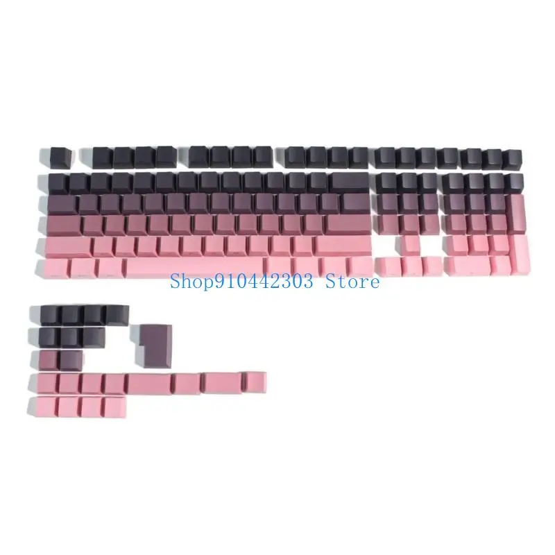 652F 133PCS PBT Keycaps Heat Sublimated Keycap Set for Mechanical Keyboard Typists