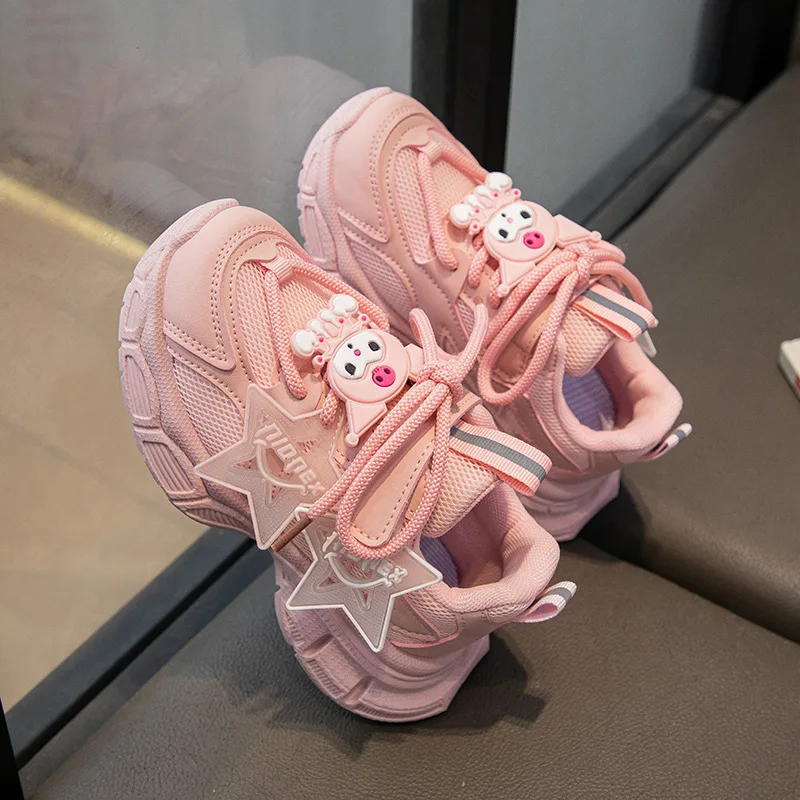 2025 أحذية رياضية كاجوال بنعل ناعم للأولاد والبنات أحذية ركض عصرية للأطفال أحذية مسطحة للأطفال الصغار في الهواء الطلق #4