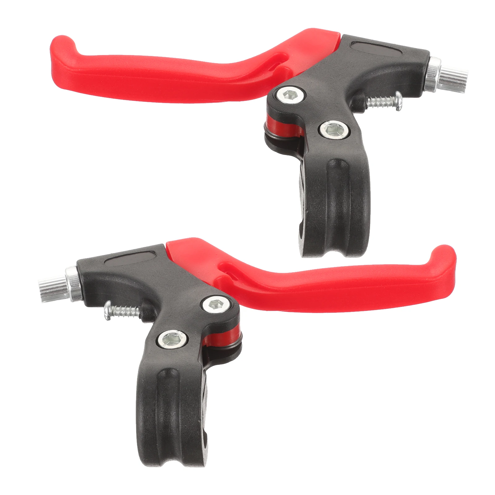 

1Pair Children Bike Brake Levers Sturdy Plastic Metal Lightweight Cycling Brake Handles Safe Replacement Parts for Kids Bicycle