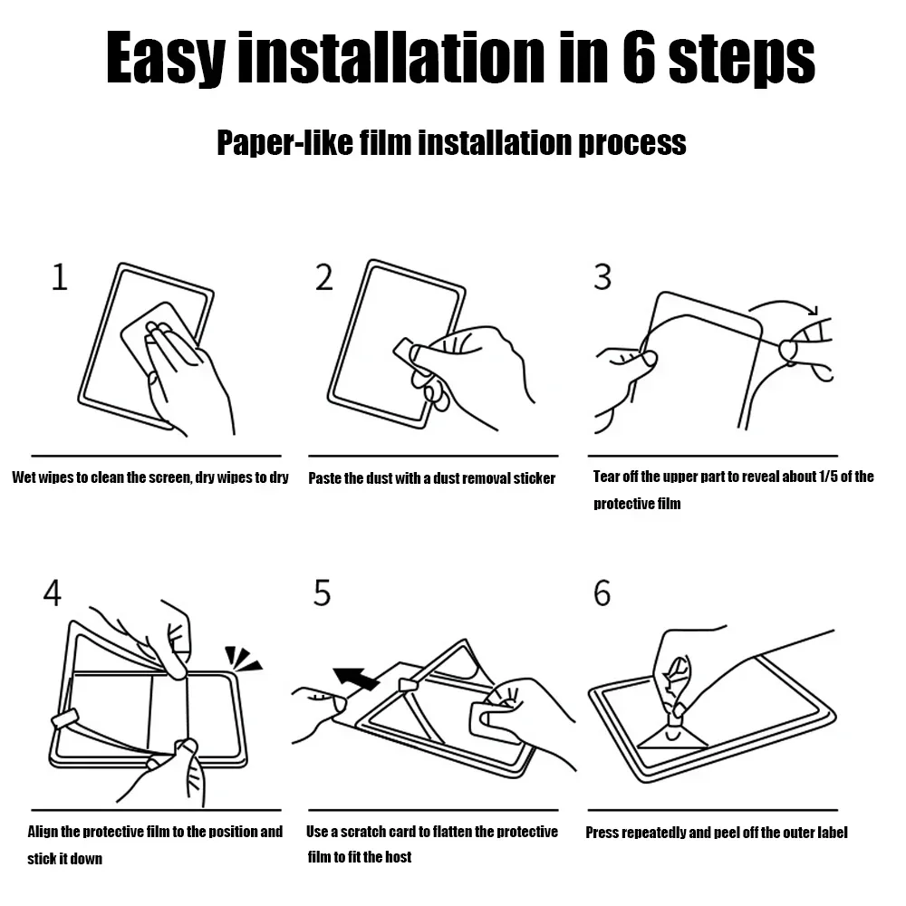 Dla Samsung Galaxy Tab S9 FE Folia do pisania Dla Samsung Tab A9 A9+ S9FE Plus TabS9 FE+ Paper Feel Matte Screen Protector