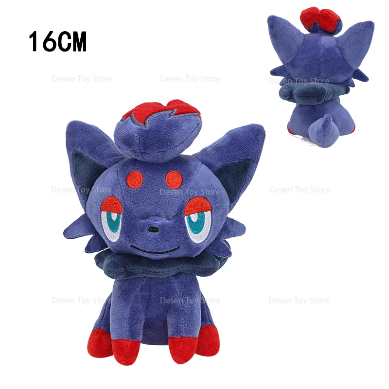 

New Pokemon Plush Zorua Cartoon Stuffed Peluche Dolls Christmas Best Gift Toys For Children Kids 16CM