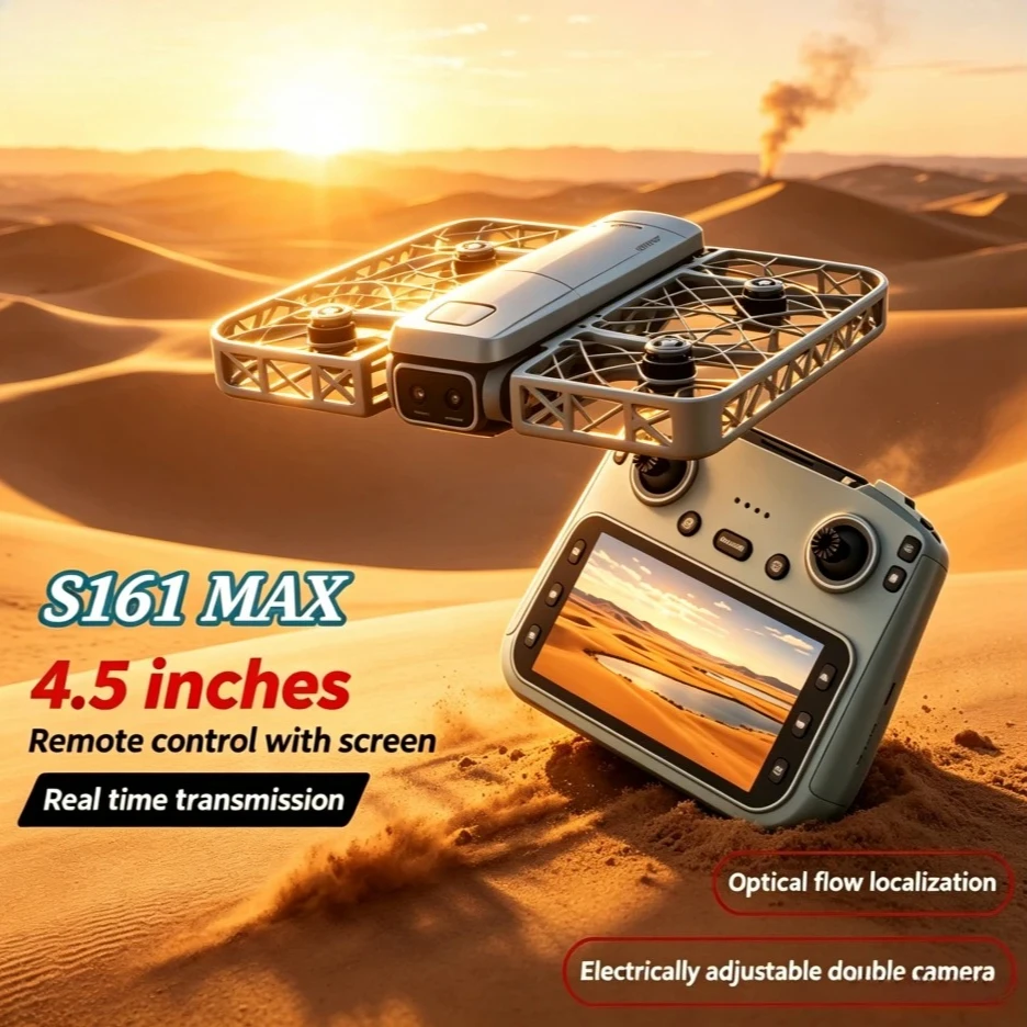 Drone Smart Rc Foldable - S161 MAX Drone Lipat RC dengan