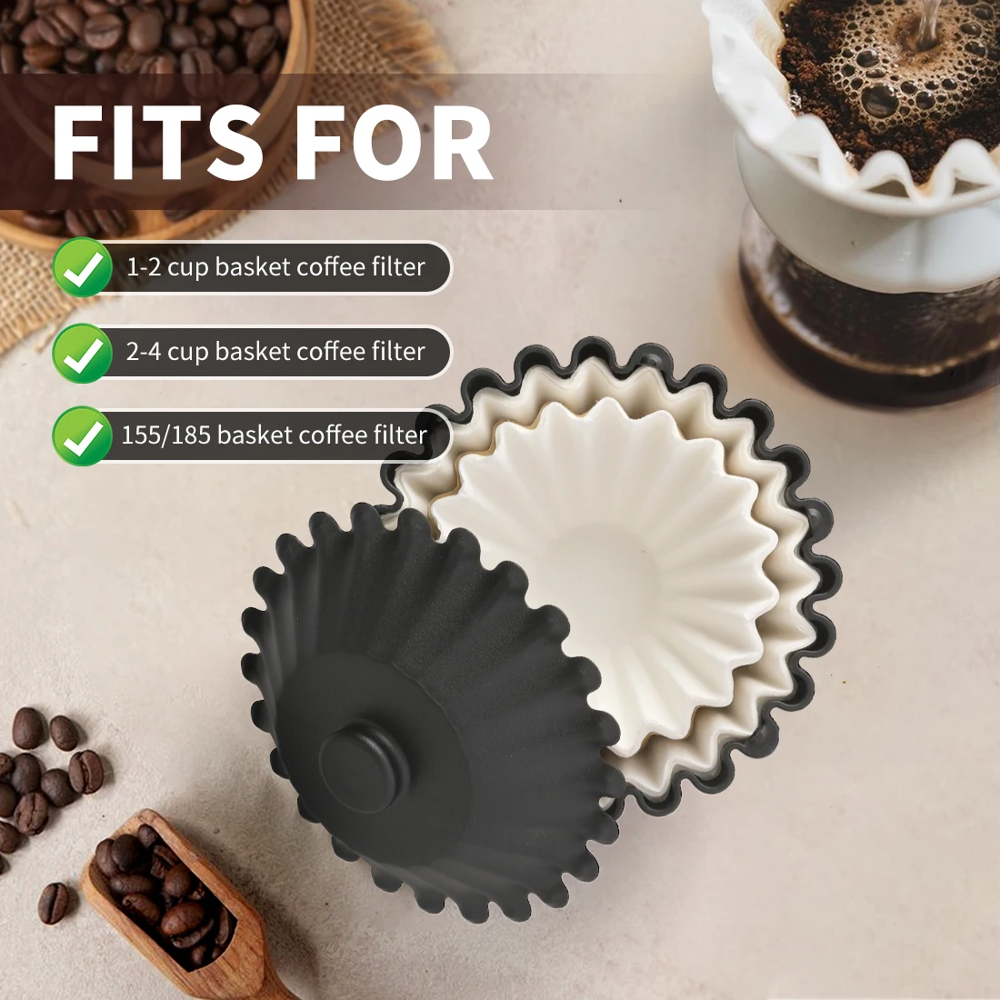 Basket Coffee Filter Holder St - Coffee Equipment Organizer 评论和价格
