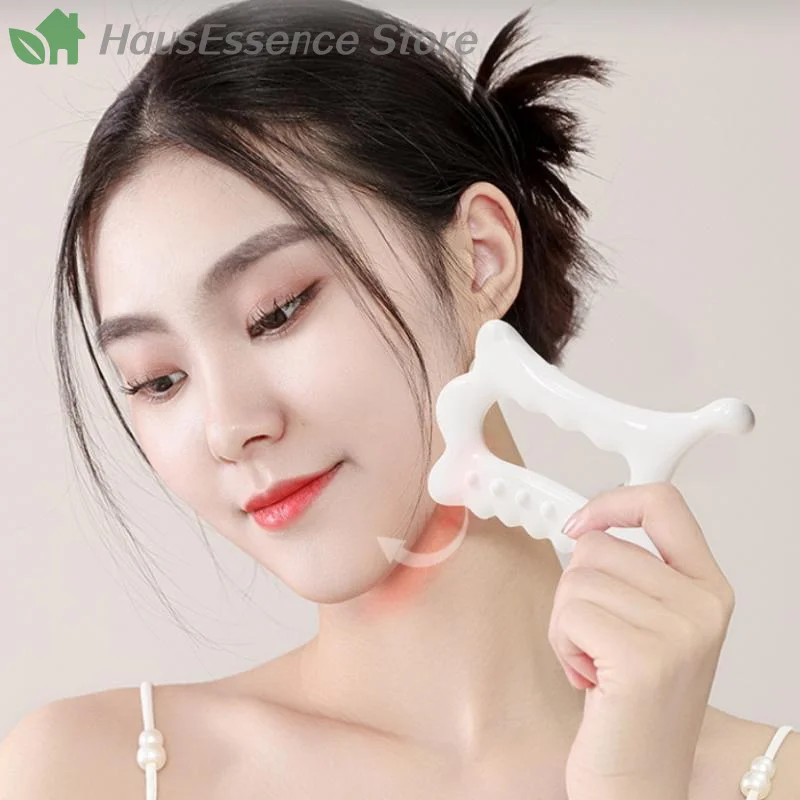 

※First-Class For Face & Body - Non-Ceramic, Gua Sha Massage Tool, Relaxation with Large Capacity Designed For Home and