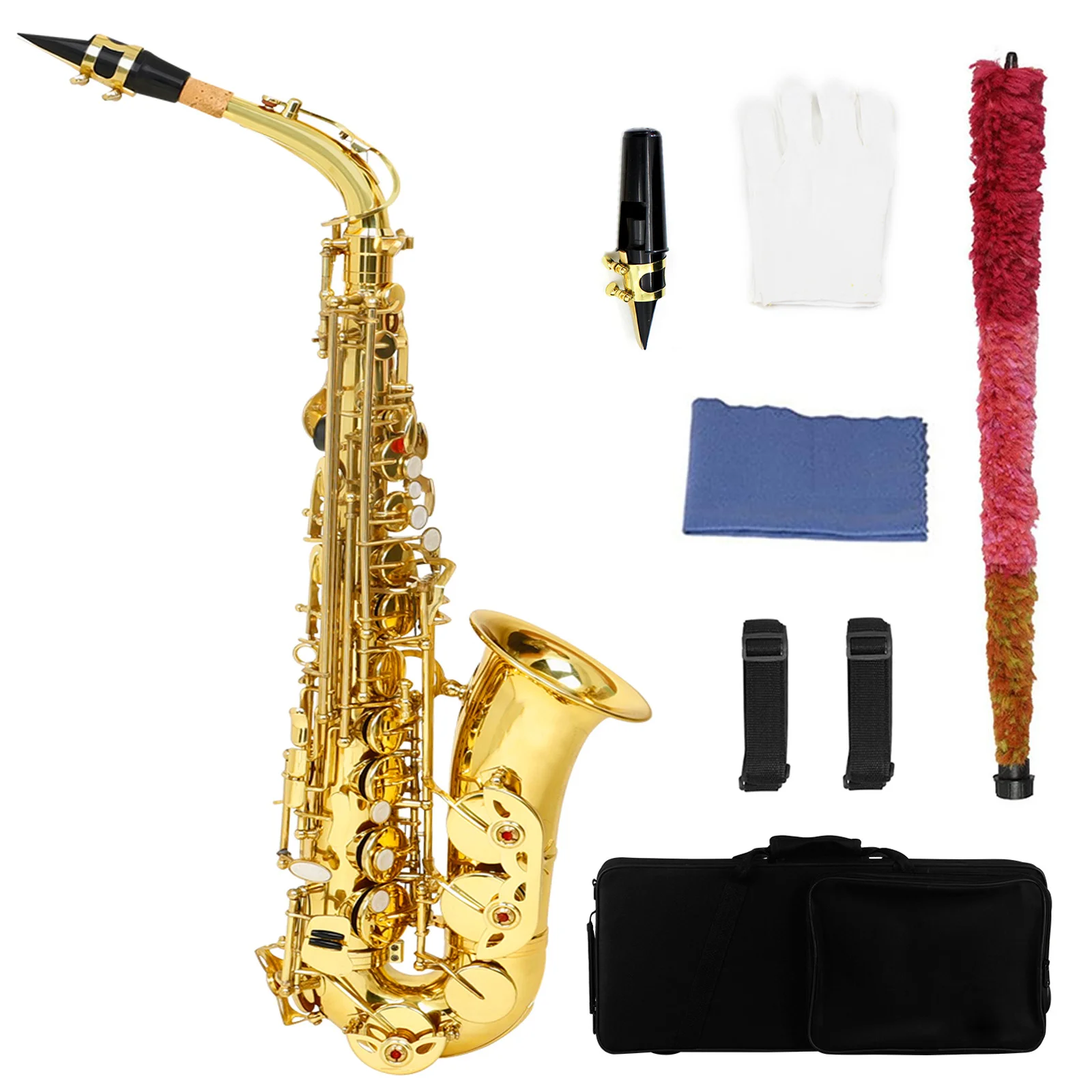 

Hot Sale Gold Lacquer Brass EB alto Saxophone