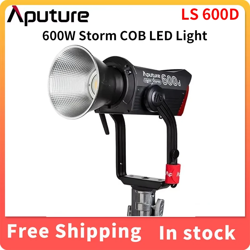 Aputure LS600D 600W Storm COB LED Light Daylight Adaptive Brightness LCD Professional Portable Video Photo Lights