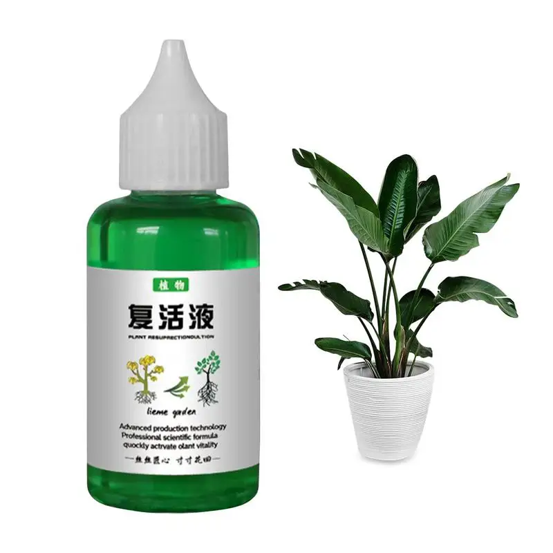 50ml Plants Resurrection Liquid Outdoor Soil Growing Plant Food Fertilizing Liquid Concentrate Promotes Robust Growth