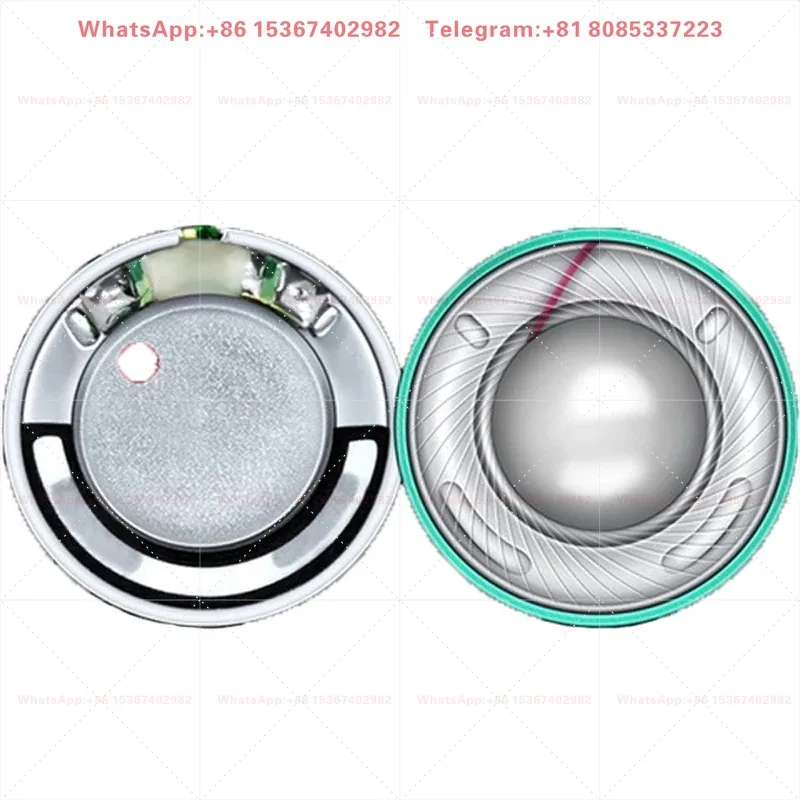 10Pcs 14.2MM Titanium Earphone Speaker Accessories Ultra Thin 2mm Heavy Bass Wireless Headphone Audio Driver Replacement Parts