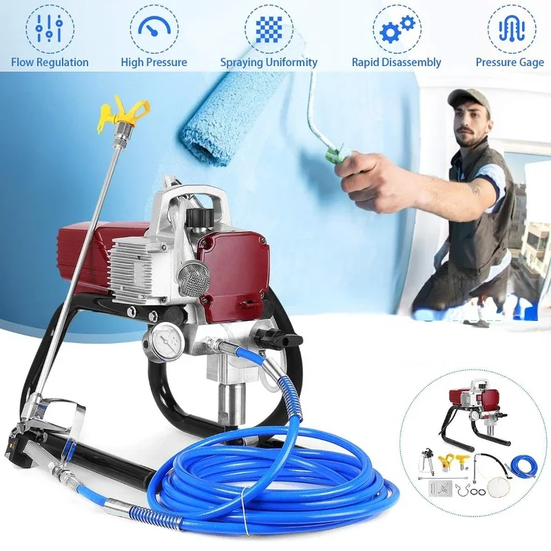 AP4500 Wall Putty Spray Machine Electricity High Pressure Paint Spray Gun Airless Painting Machine on sale