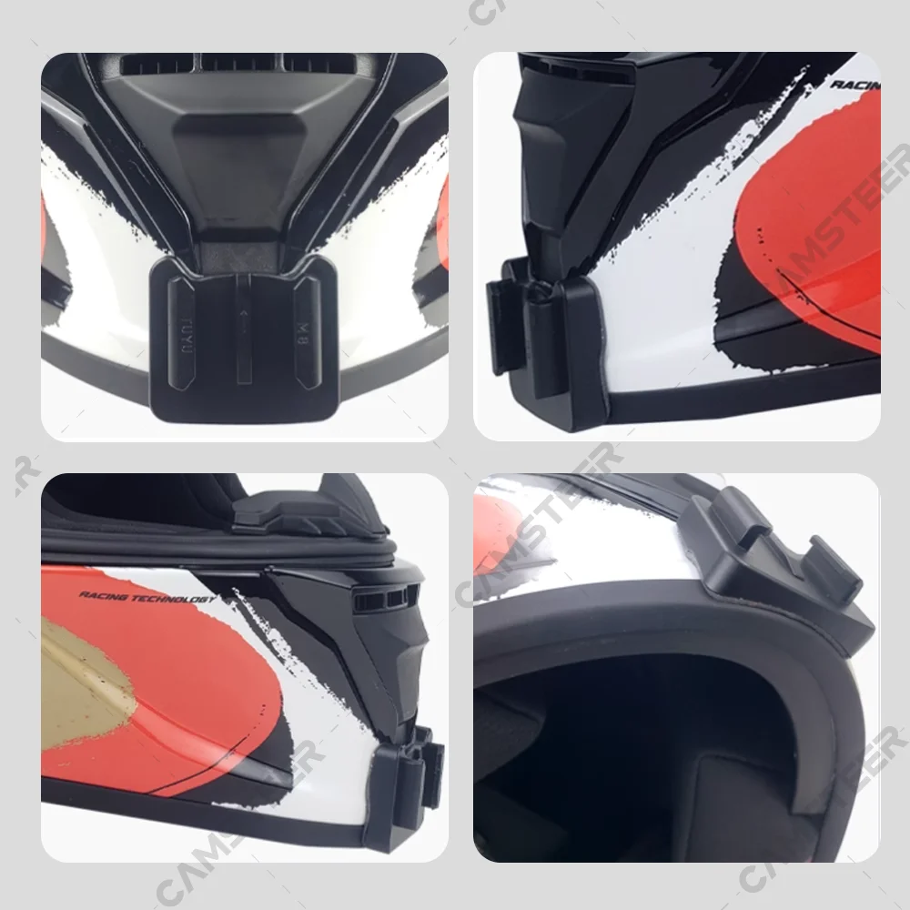 خوذة Swep M8 مخصصة ، حامل ذقن من الألومنيوم لـ GoPro Hero 12 ، 11 ، 10 ، 9 ، Insta360 ، X4 ، X3 ، Ace Pro ، DJI vition 3 ، 4 ، ملحقات الكاميرا