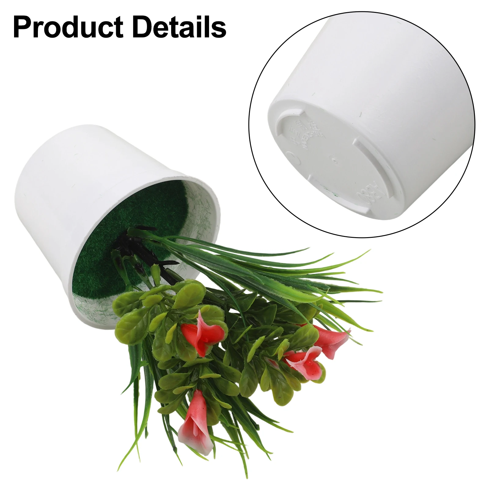 Artificial Calla Lily Flower Set with Pots 5PCS for Home Office Restaurant Courtyard Living Room Interior Styling