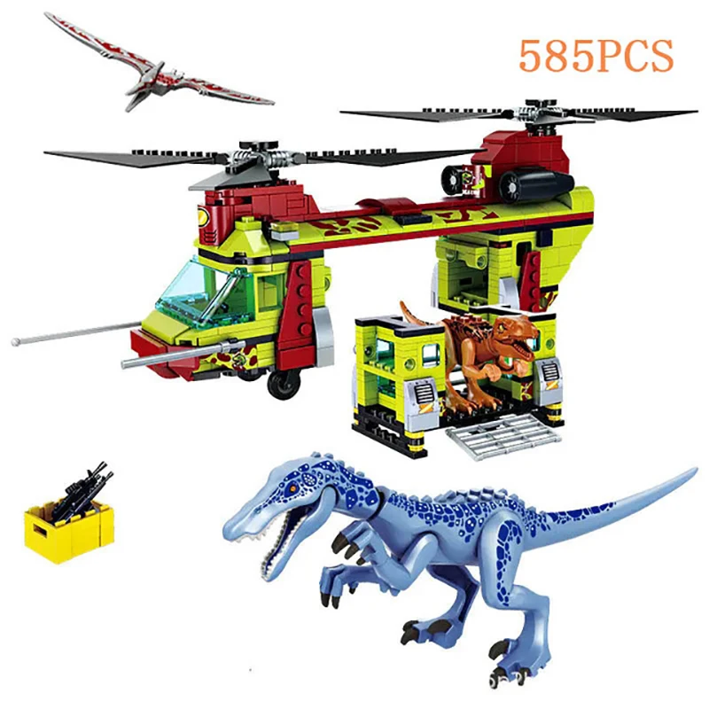 Moc Jurassic Dinosaurus Schip Speelgoed Bouwsteen Ontsnappen Uit Oceaan Mosasaurus Montage Bricks Educatieve Sets Kinderen Geschenken