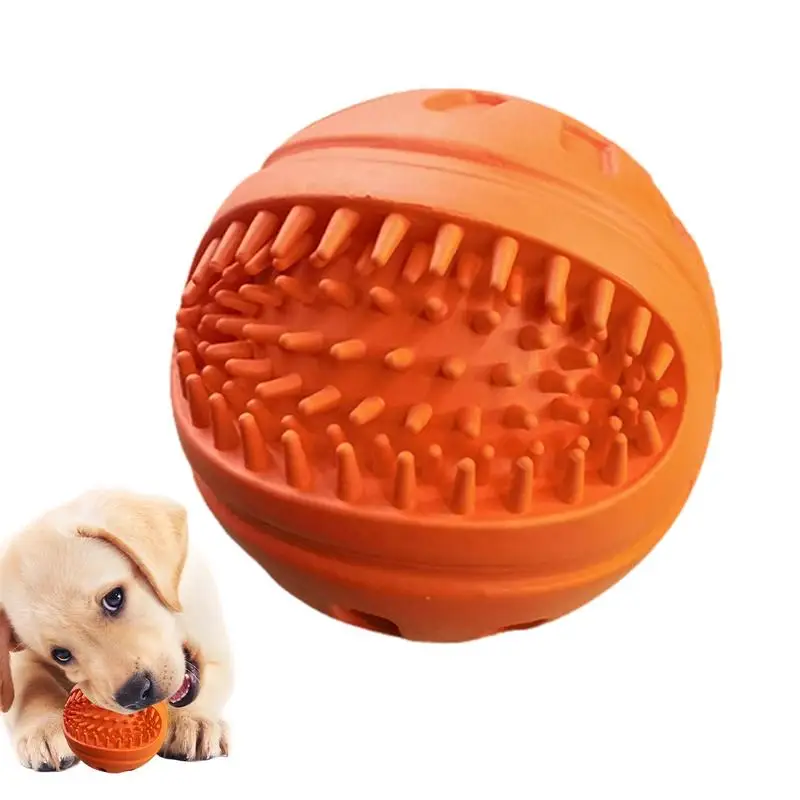 Squeaky Toy Balls For Dogs Pet Molar Ball Toy Interactive Dog Toy With Built-in Speaker For Fetch Toss And Training Parts