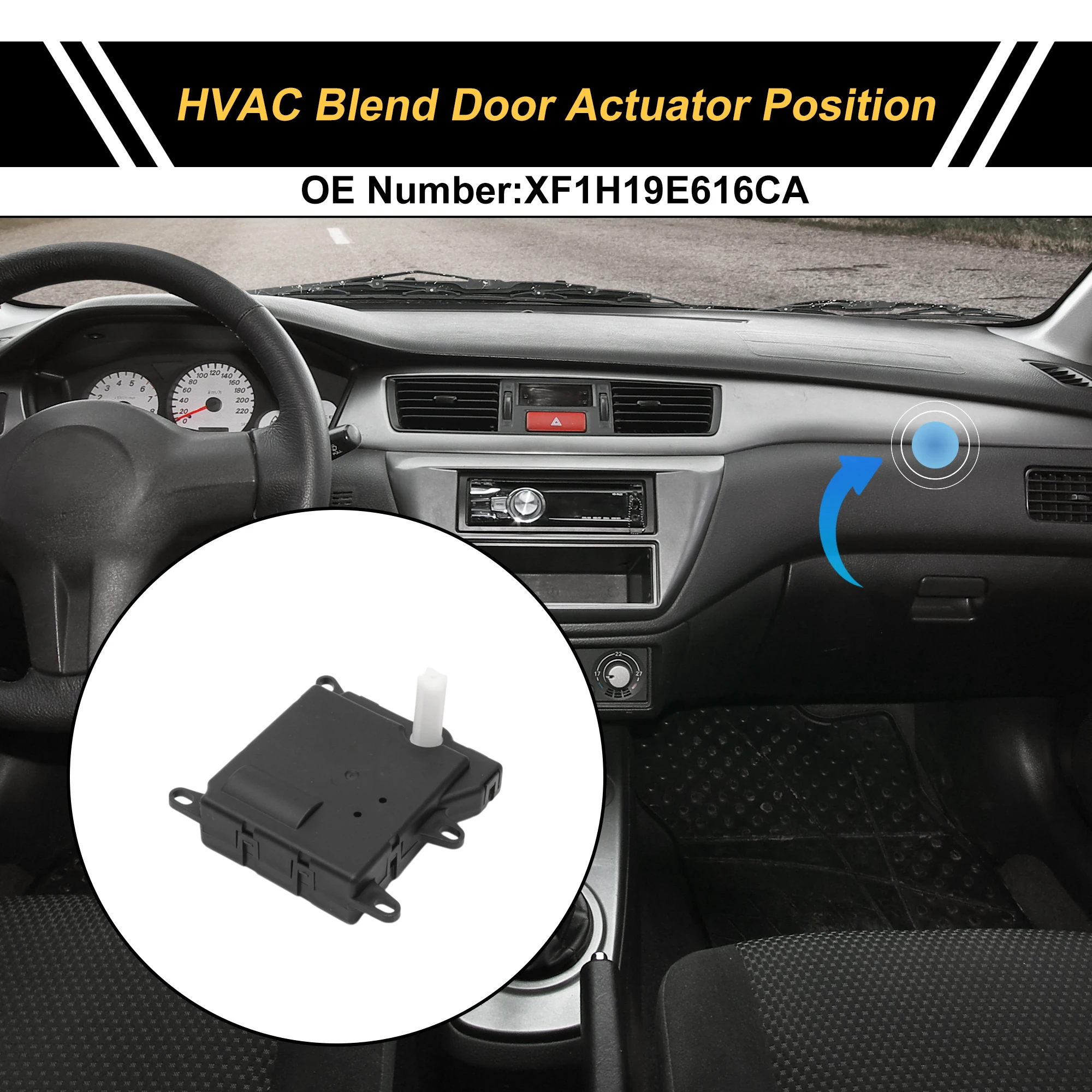 

Привод двери смеси обогревателя UXCELL HVAC для Ford Taurus 2005-2007, номер XF1H19E616CA