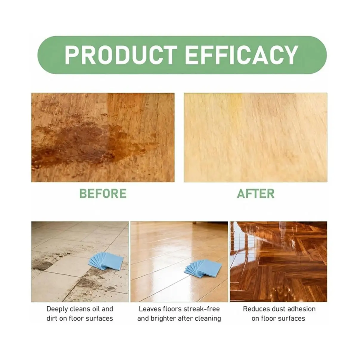 2026 Trend 200 Pcs Floor Cleaning Tablets, Floor Cleaning Tablets Multi- , Effect the Floors Clean for Hardwood, Tile