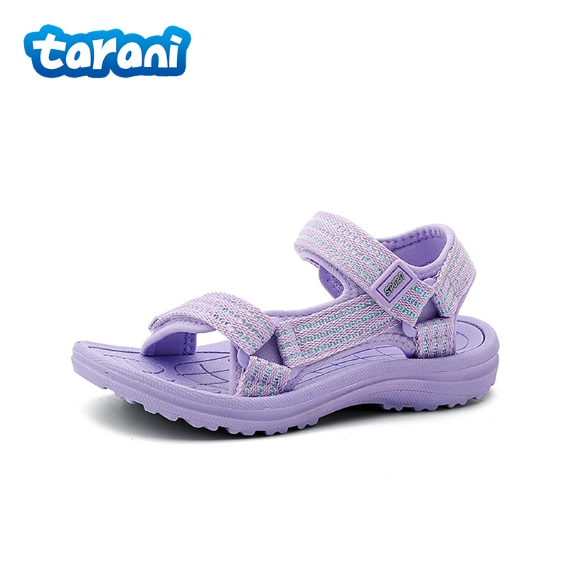 

Girls Summer Sandals Lightweight EVA Sole Comfortable Kids Outdoor Shoes with Adjustable Straps