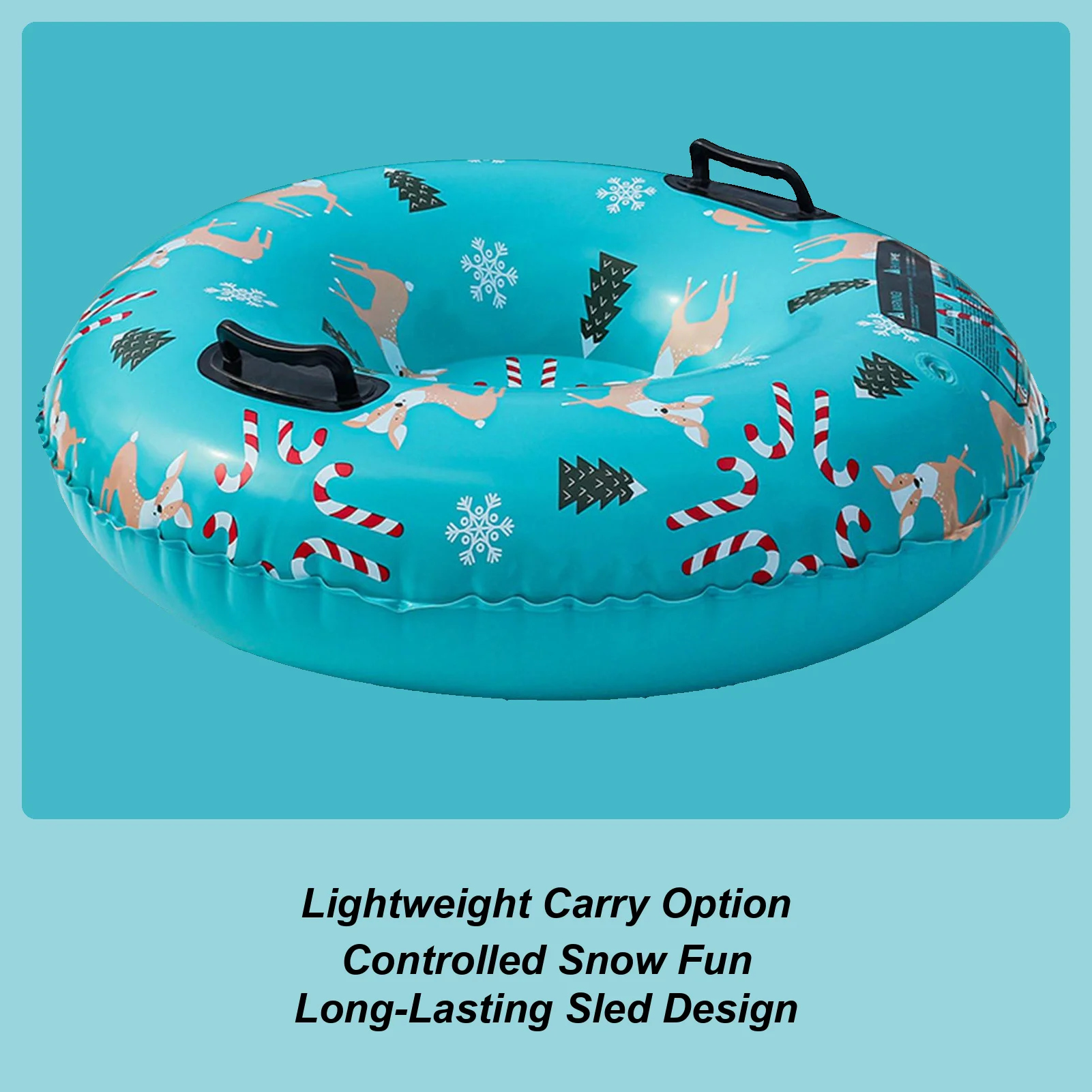 

Snow Sled Non-slip Lightweight Tool Equipment Snow Sledding Equipment For Family Friend Men Women Children Sports Christmas