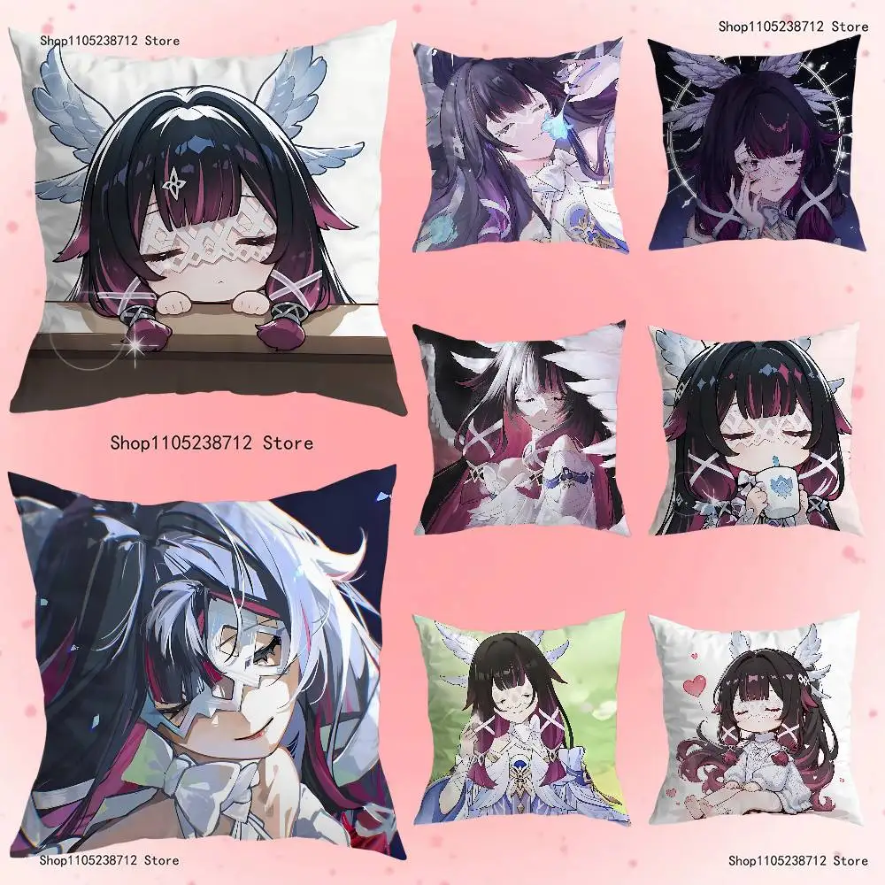 

Game Character C-Columbina Pillow Case Plush Fabric Soft Pillowcase Double Sided Print Sofa Cushion Cover Throw