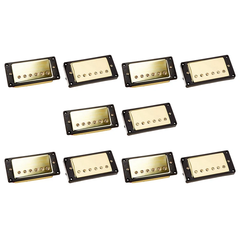 5 Set Humbucker Pickup Gold For Gibson Les Paul Replacement