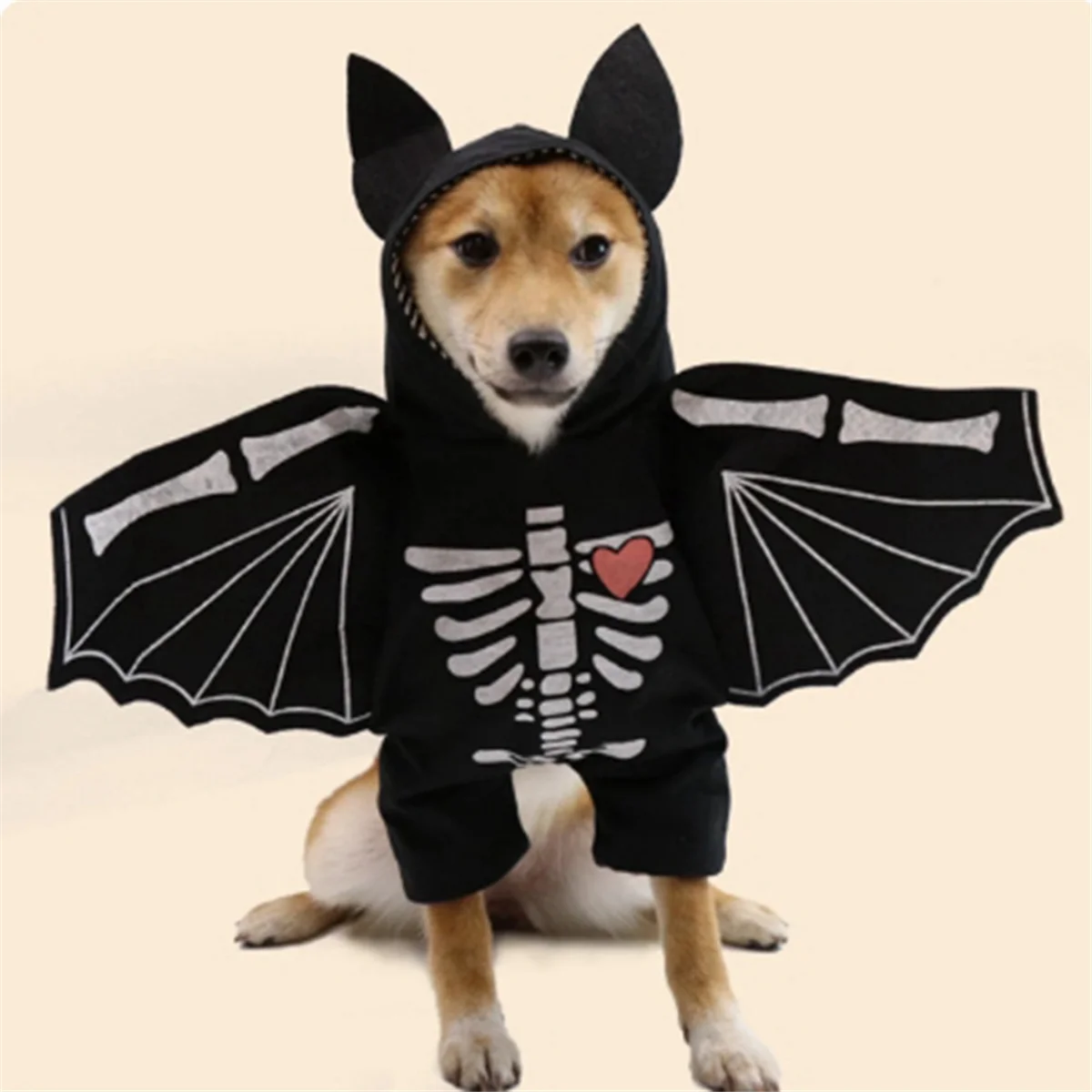 Dog Bat Clothing Halloween Pet Costumes Bat for Small Medium Large Dogs L