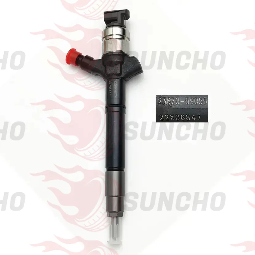 

For DENSO Toyota Land Cruiser 4.5d 202-268 2012 1VD-FTV V8 VDJ200 Euro 5 Prado Fuel Injector Assy 095000-9840 23670-59055