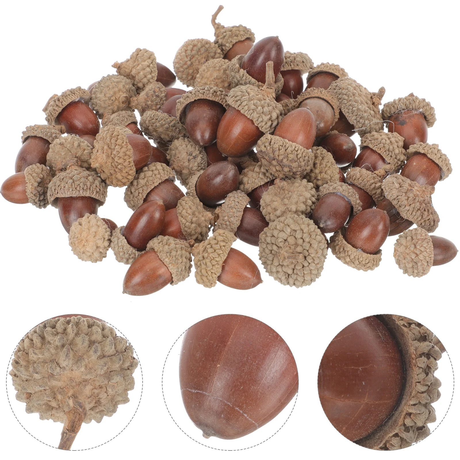 

Simulation Christmas Ornaments Mini Acorns Artificial Home Decor Decorative Fall