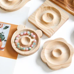 Wooden Beading Design Board Suitable for DIY Jewelry Making Bracelets Necklaces Crafts Tray Practical Display Tools