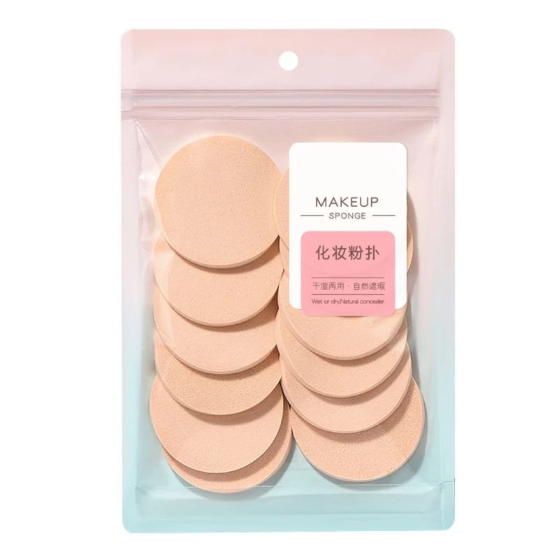 12Pcs Face Sponges Set Soft Makeup Blending Puff For Cosmetic Application Soft Foam Puff Face Cleansing Pads