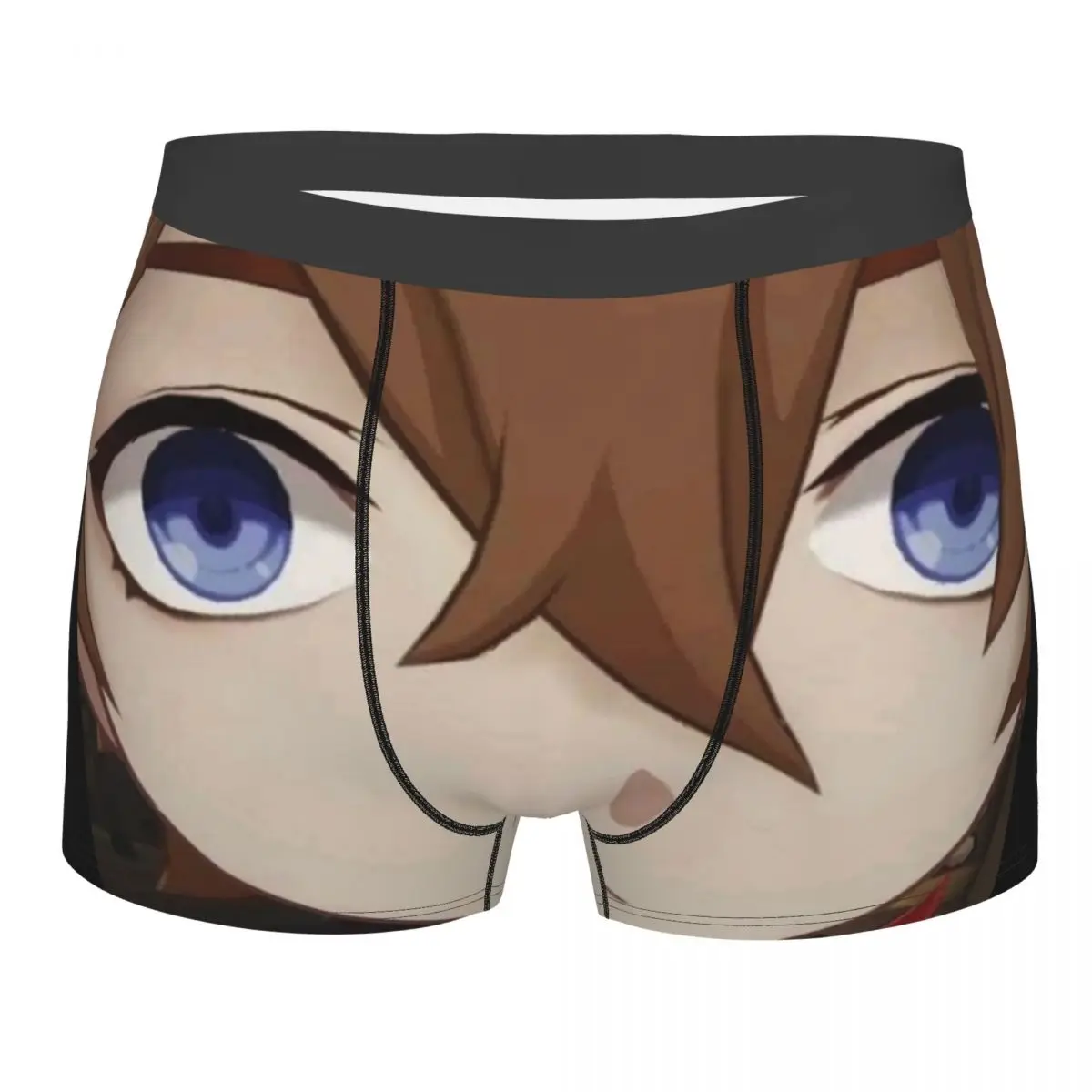 Funny Boxer Shorts Panties Men Childe Genshin Impact Underwear Anime Soft Underpants for Male S-XXL