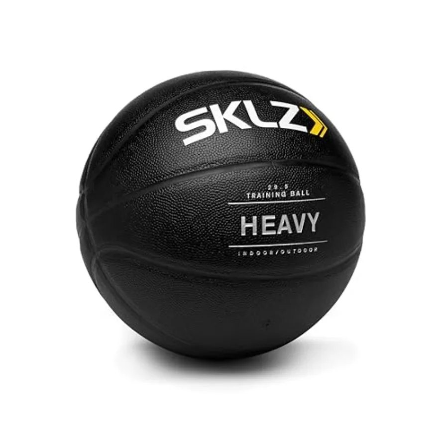 

Weighted Training Basketball 29.5" - 3-lb Heavy Training Ball - Black Quality Faux Leather Construction - Durable and Wear-and-