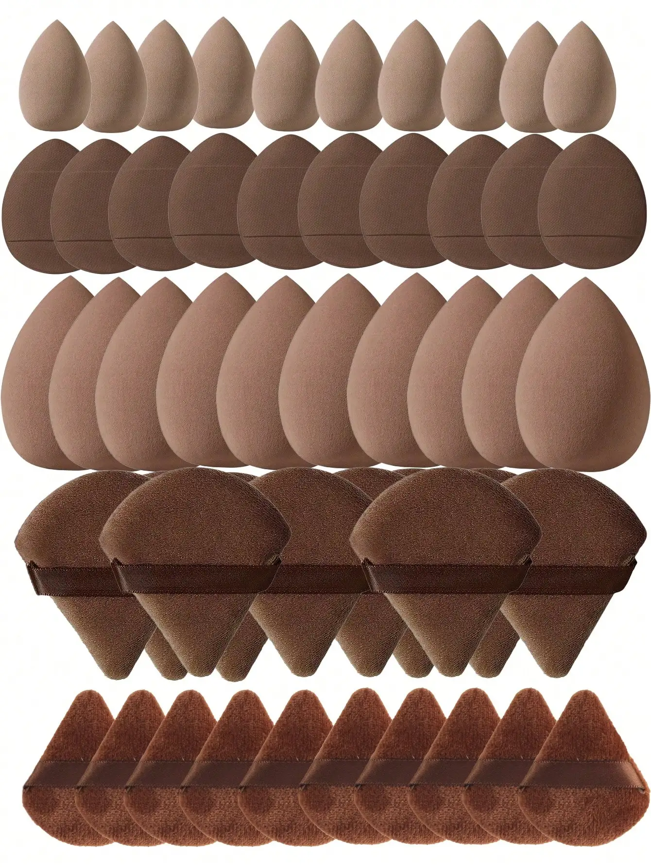 50 Stück Make-up-Entferner-Pads mit Make-up-Entferner und Puder zum Abdecken von Hautunreinheiten. Bb-Creme und Flüssig-Foundation Mischung