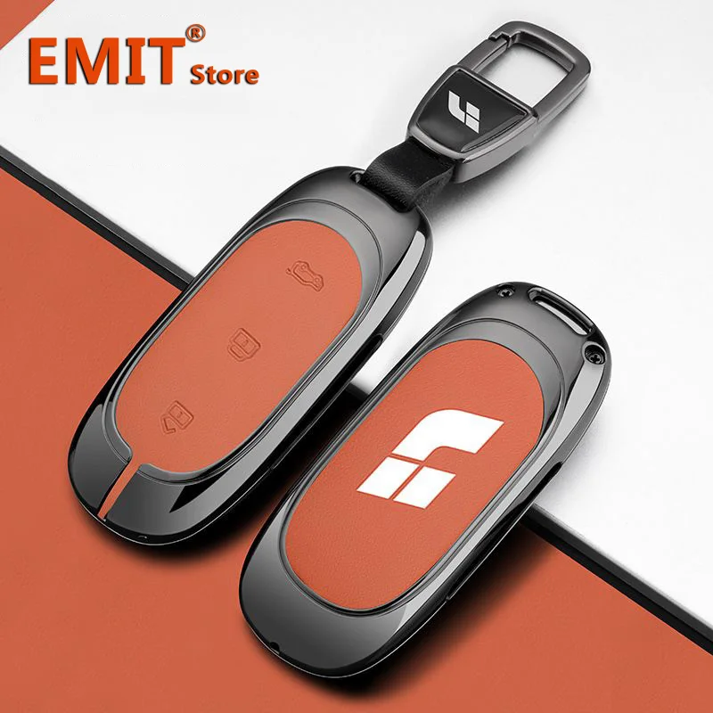 Car Key Case Cover for Lixiang LEADING IDEAL L7 L8 L9 2023 Li Auto Smart Remote Holder Keychain Bag Protection Shell Accessories