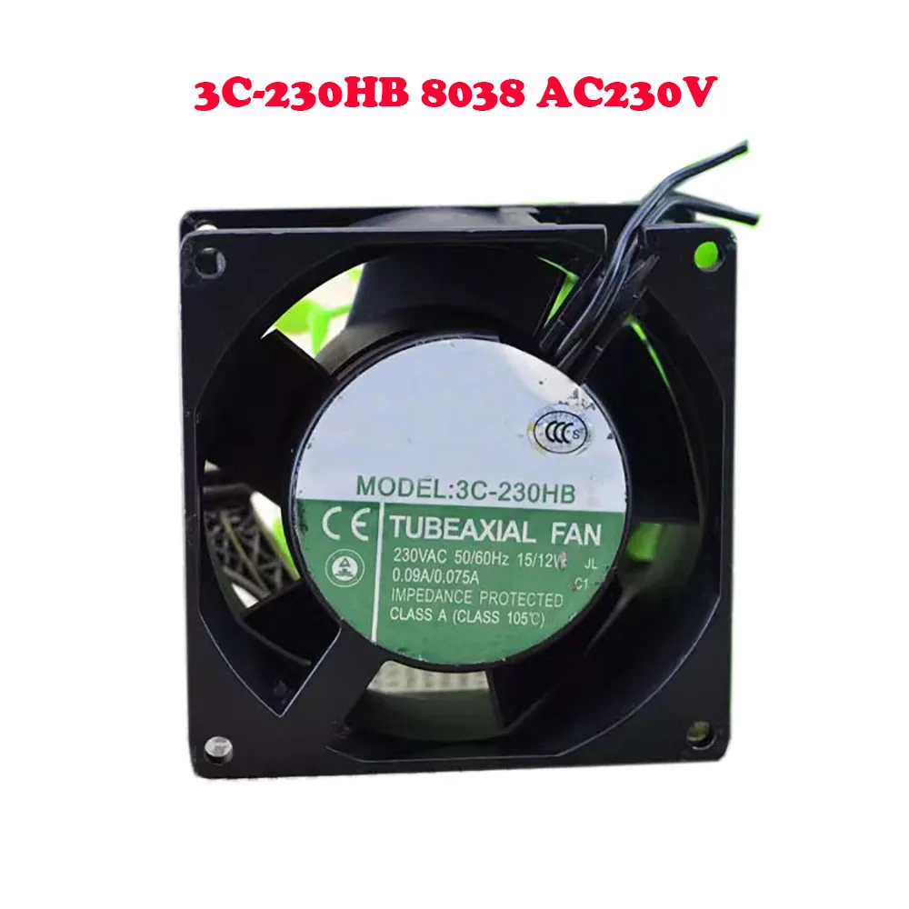 

CPU Cooling Fan For 3C-230HB 8038 AC230V 8cm New