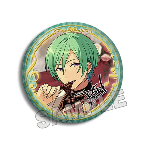 Ensemble Stars ALKALOID KAZEHAYA TATSUMI  pin badges Iron BUtton