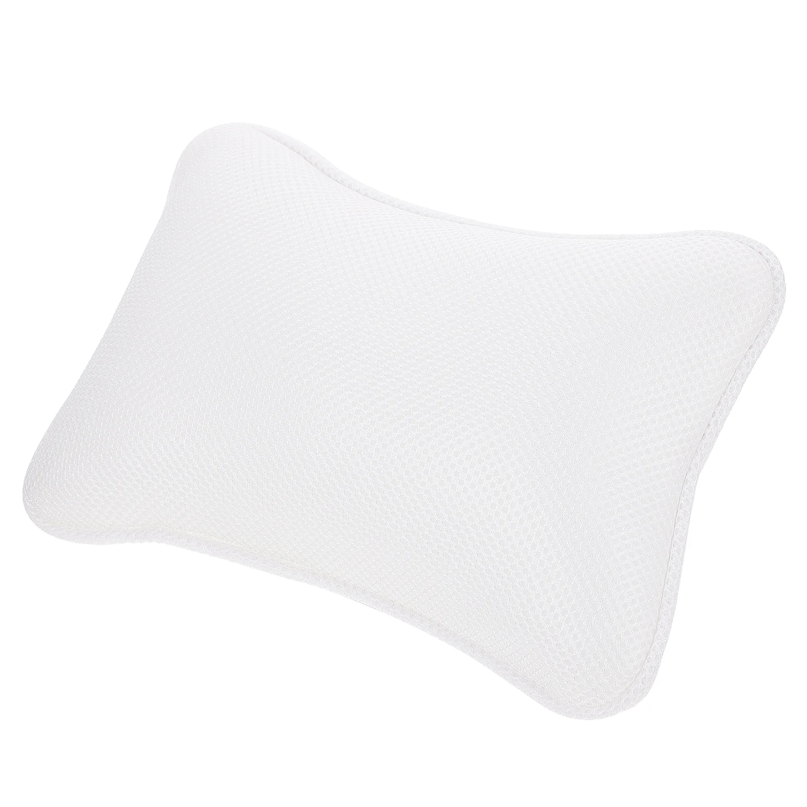 Bathtub Suction Cup Headrest Pillow Inflatable Mesh Polyester with Sucker Accessories