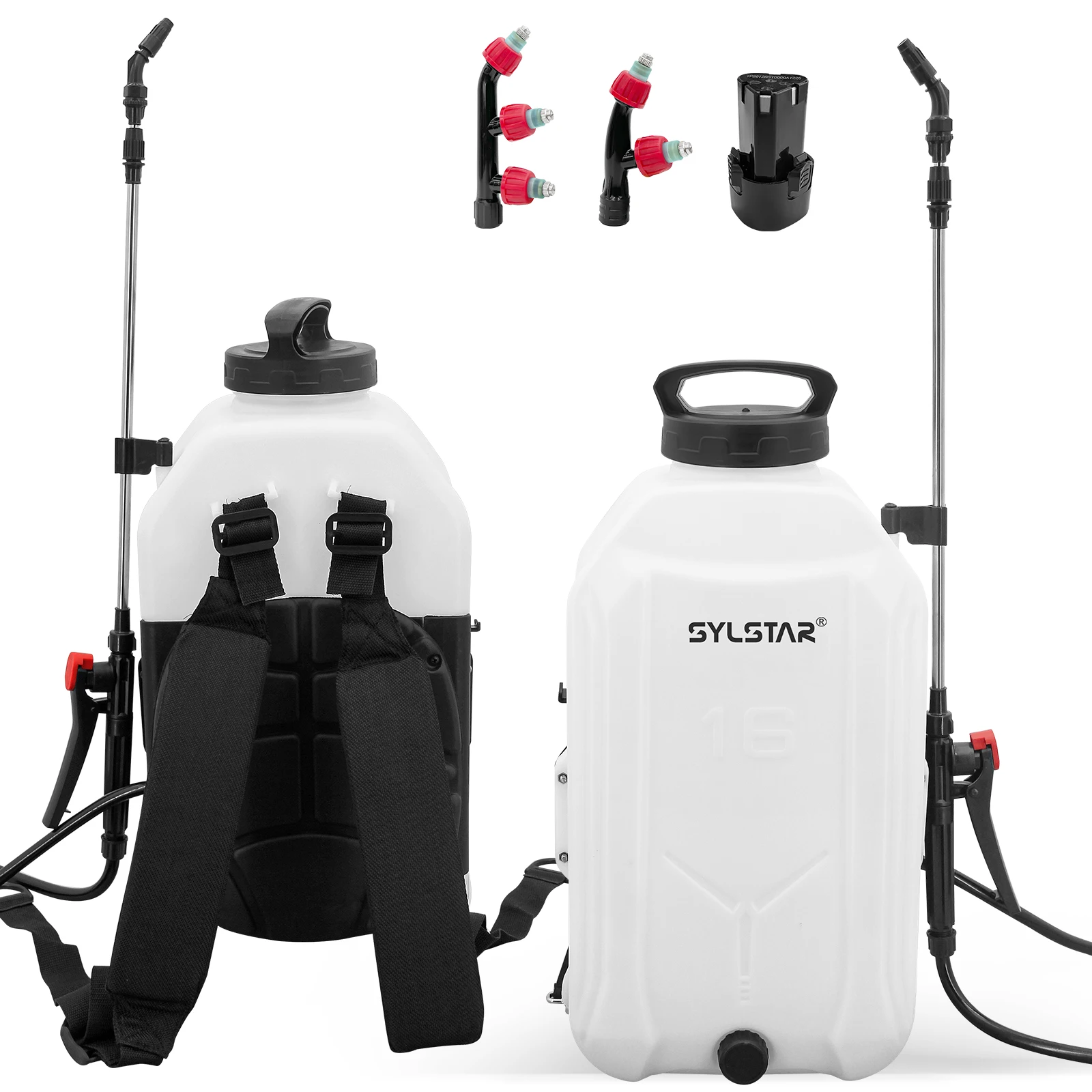 

12L 16L Wide Spraying Range Agricultural Pressure Sprayer Cordless Battery Electric Water Bottle Agricultural Plastic Pump Spray