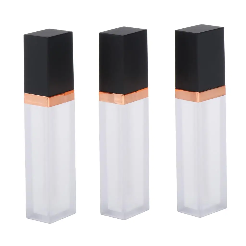 Mini tubka błyszczyk do ust (3PCS × 7ML)-pusty kosmetyk z tworzywa sztucznego balsam do ust butelek